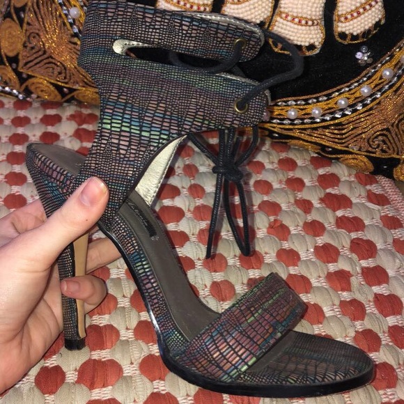 Michael Antonio Snakeskin Heels - Picture 5 of 7